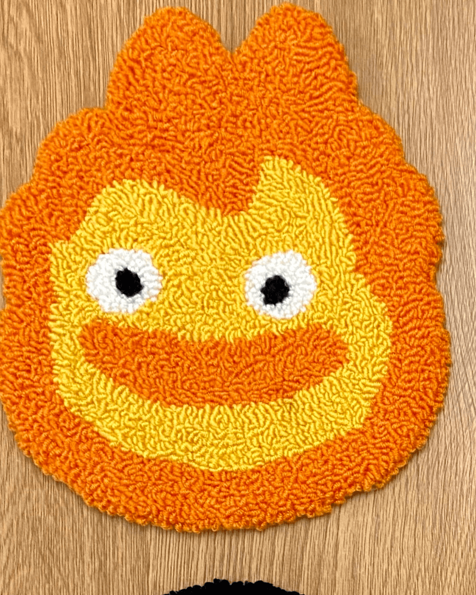 Calcifer pot mat