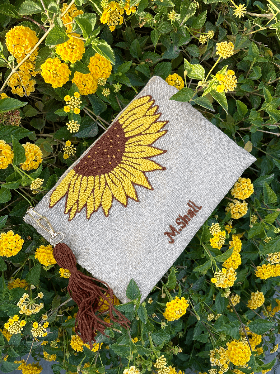 Sun Flower Clutch